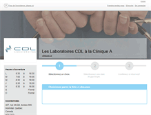 Tablet Screenshot of cliniquea.datedechoix.com